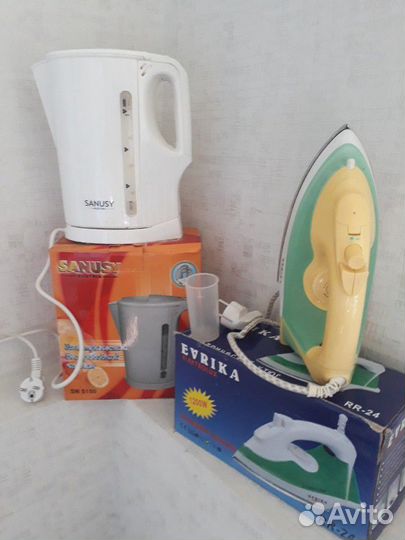 Чайник, утюг