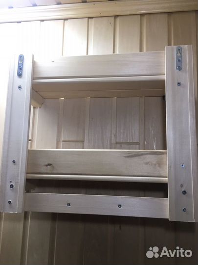 Полка из дерева Липа для бани и сауны