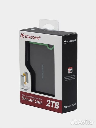 Переносной жёсткий диск Transcend