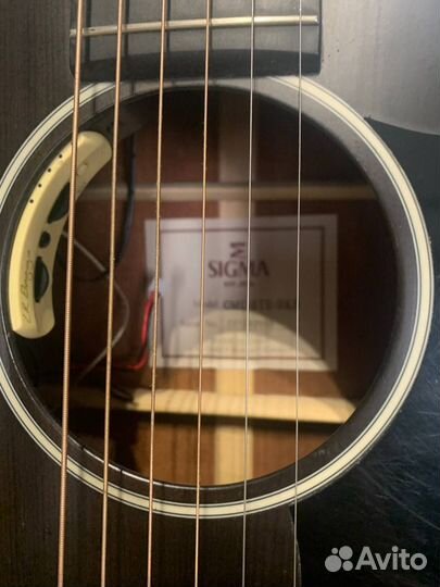 Акустика для фингерстайл Sigma GMC-STE-BKB