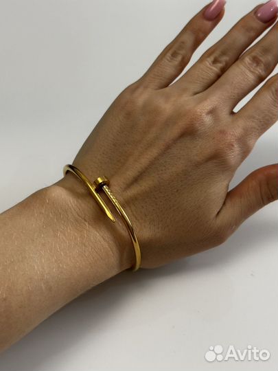 Браслет cartier тонкий гвоздь