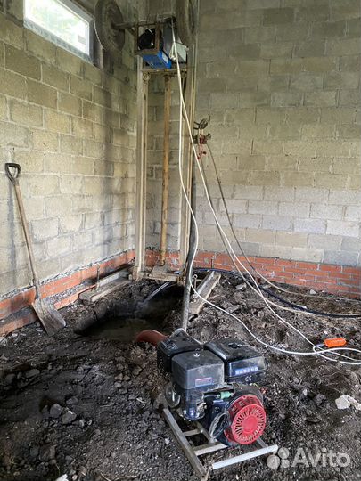 Бурение скважин малогабаритной установкой