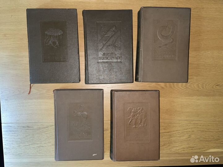 Жизнь животных по А.Э. Брэму в 5 томах 1937-1948