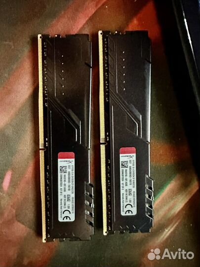 Оперативная память ddr4 HyperX Fury