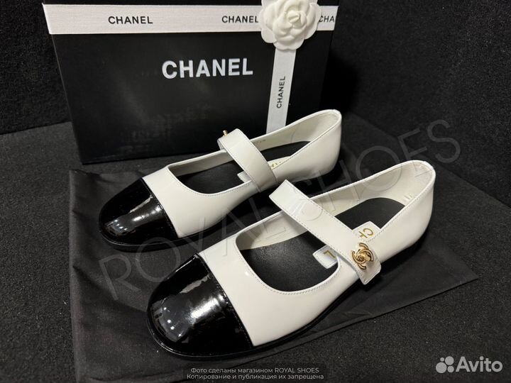 Туфли босоножки женские Chanel Mary Janes