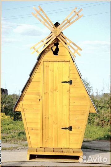 Дачный туалет деревянный хюф 578