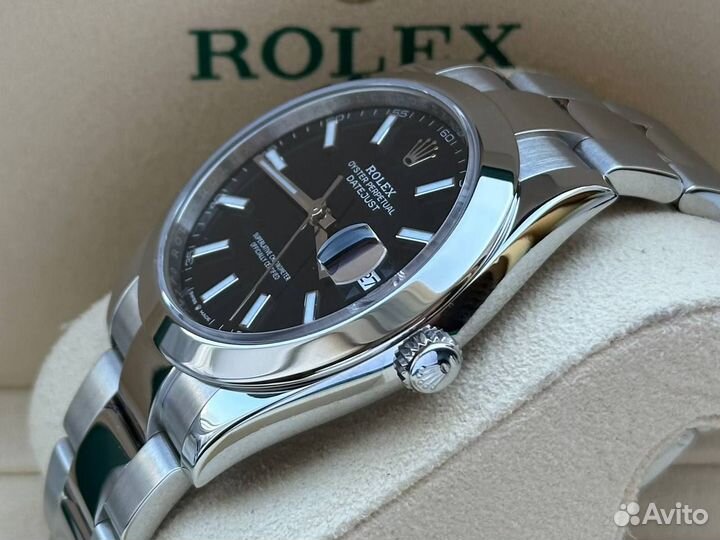 Часы Rolex datejust 41mm black 126300