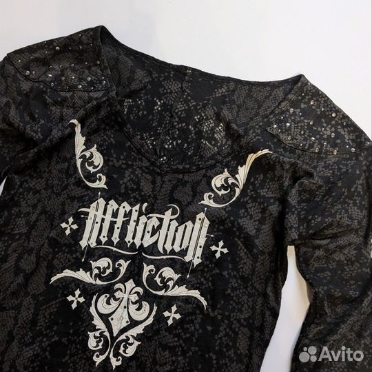 Affliction готический лонгслив (ed Hardy lgb goa