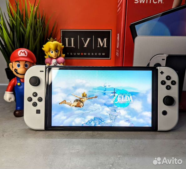 Nintendo Switch Oled Прошитая (Чип) Новая Гарантия