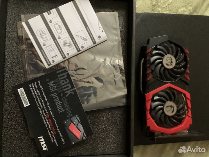 Видеокарта MSI geforce GTX 1050 Ti 4 gb