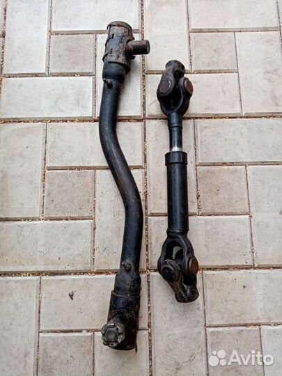 Рулевой карданчик и продольная тяга ЗИЛ