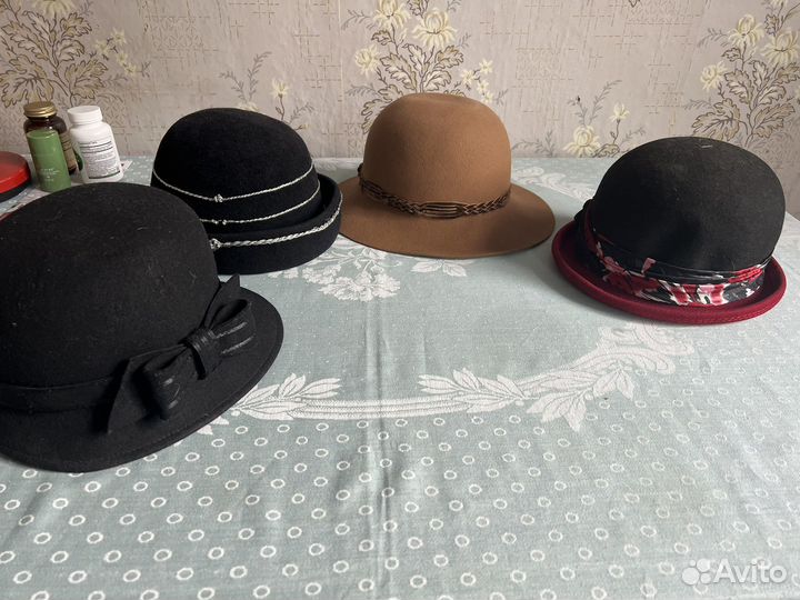 Шляпа фетровая женская