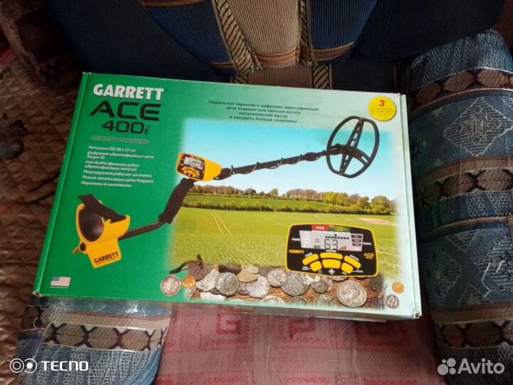 Металлоискатель garrett ace 400i