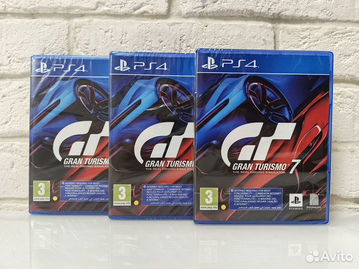Gran Turismo 7 PS4 / PS5 новый диск