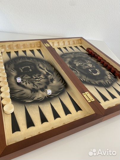 Шахматы шашки нарды ручной работы