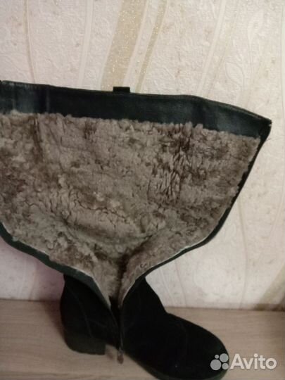 Сапоги зимние,натуральная овчина,36-37р