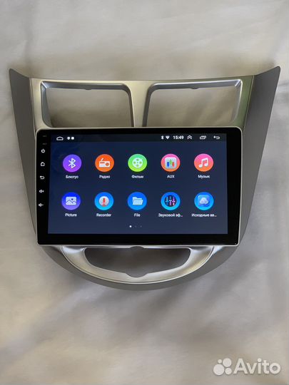 Магнитола Android 1/16 2/32 Hyundai Solaris 10-17
