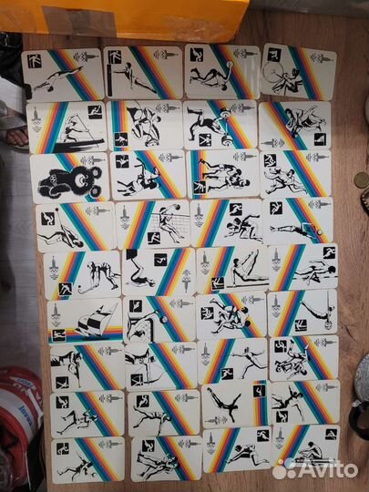 Календарики СССР олимпиада