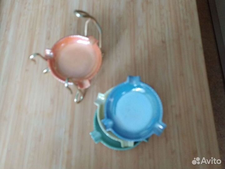 Пепельницы фарфоровые в наборе для четверых