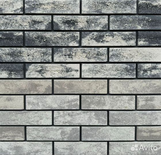 Плитка фасадная колотая под кирпич