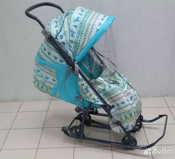 Санки-коляска Умка 2в1