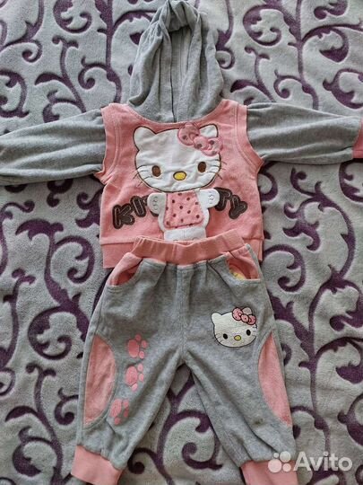 Детские вещи пакетом 74-80 на девочку