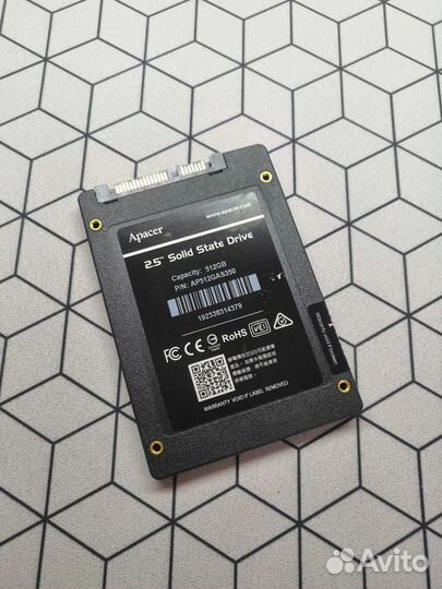 SSD-накопитель 512GB Apacer AS350 Panther
