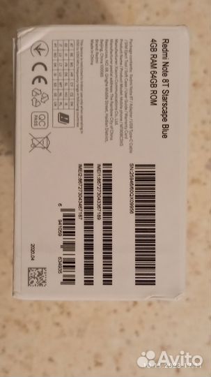 Xiaomi Redmi Note 8T, 4/64 ГБ