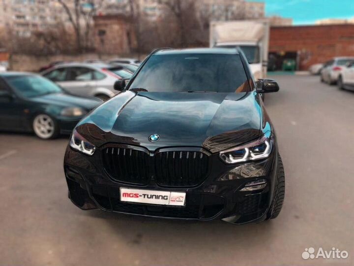 Крышки зеркал X5M F95 на X5 G05 карбон