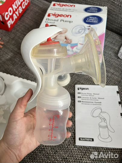 Молокоотсос ручной pigeon breast pump