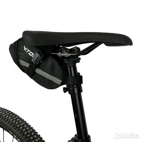Велосумка под сиденье велосипеда черная