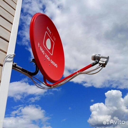 Спутниковая тарелка. Монтаж. Череповец