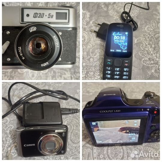 Фотоаппарат Фэд, Nikon, Cannon