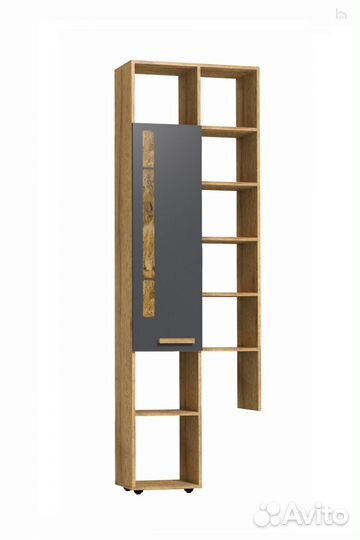 Шкаф распашной с открытыми полками Crown 2 Home24