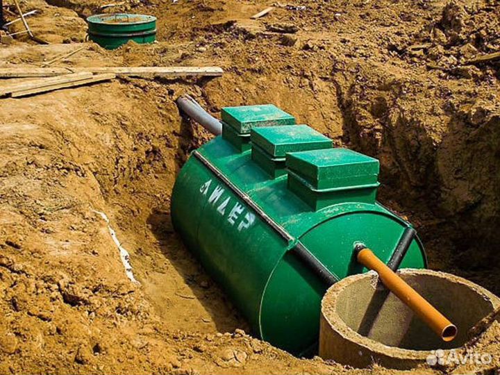 Септик био Аквалос 8 дачный