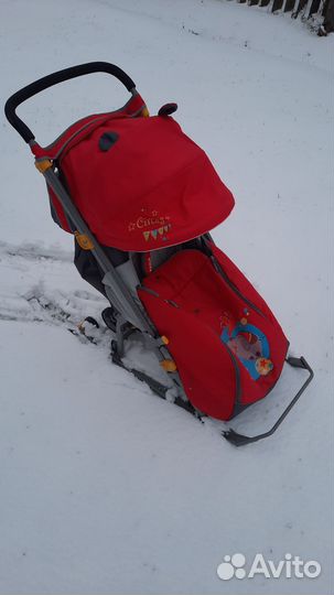 Детские санки коляска