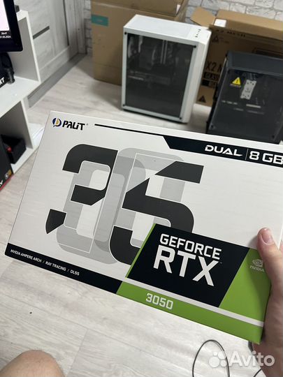 Geforce RTX 3050 8Gb Palit Dual Новая