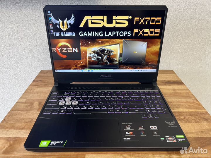 2021 Asus 8 ядер Ryzen 5-3550H GTX1650 SSD256+1000