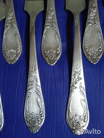 Вилки, ложки мельхиор СССР