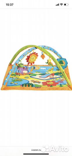 Развивающий коврик tiny love солнечный денек