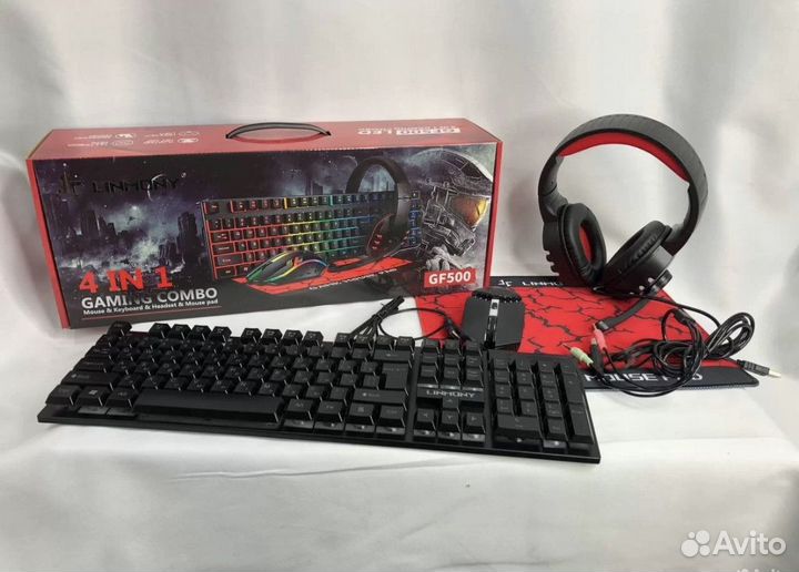 Игровой набор 4в1 для пк подарочный набор