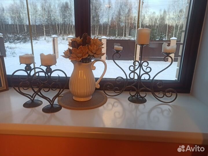 Подсвечник кованый