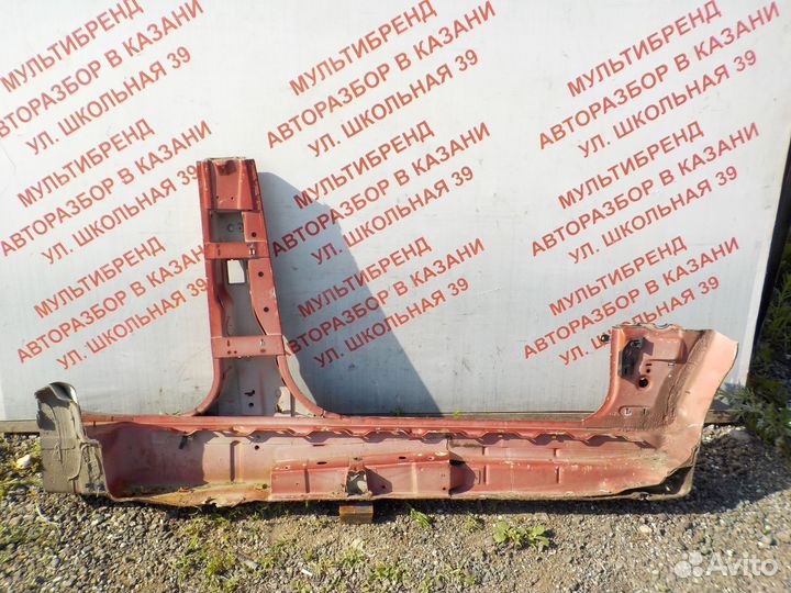 Порог левый со средней стойкой Шкода Фабия 1