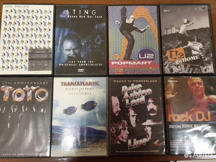 Двд с концертами и клипами