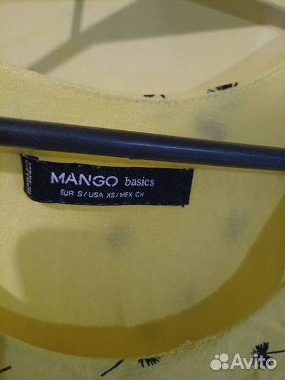 Топ майка Mango из вискозы размер S 42-44