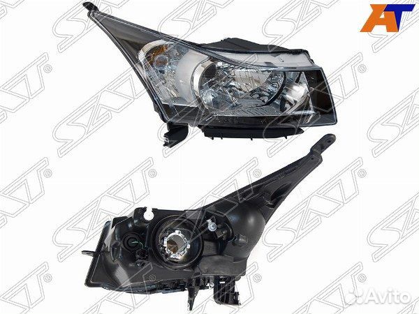 Фара Chevrolet Cruze 09-15 (Справа/ Ручная регулировка/ чёрная)