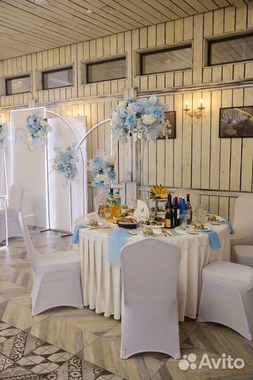 Оформление зала для свадьбы