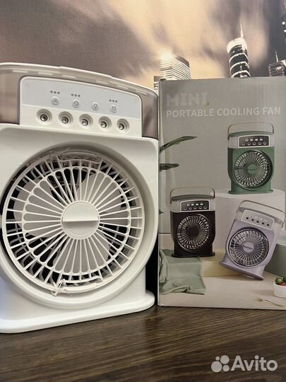 Мини вентилятор кондиционер увлажнитель воздуха