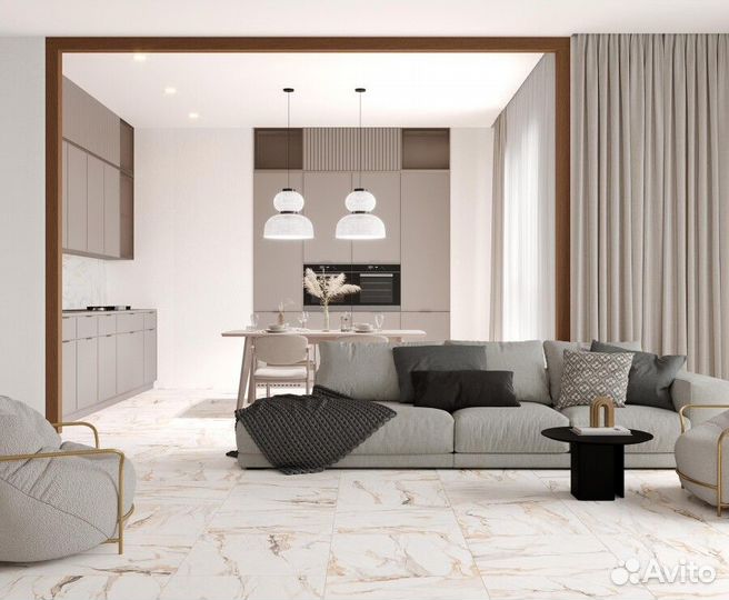 Statuario Porshe Керамогранит 60х120 Полированный