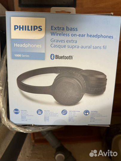 Беспроводные наушники Philips TAH1108BK/00 черный